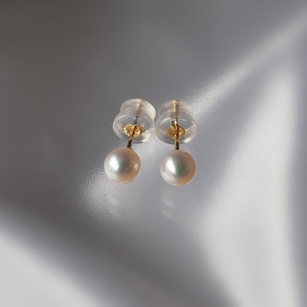 k18 special freshwater pearl ピアス