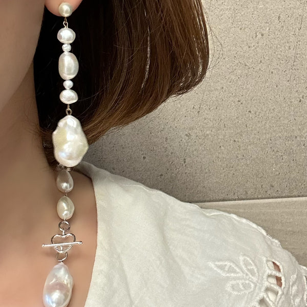 oyster baroque  pearl nuance ピアス イヤリング