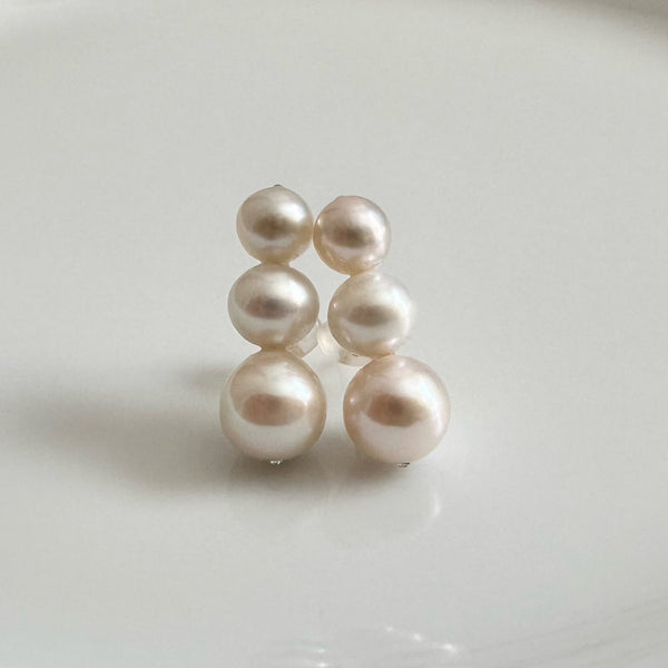 gradation  3pearl  ピアス イヤリング