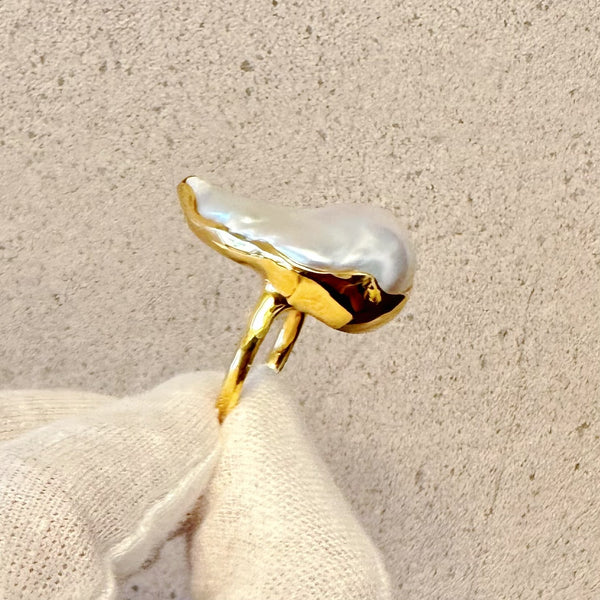 一点もの baroque  pearl ring