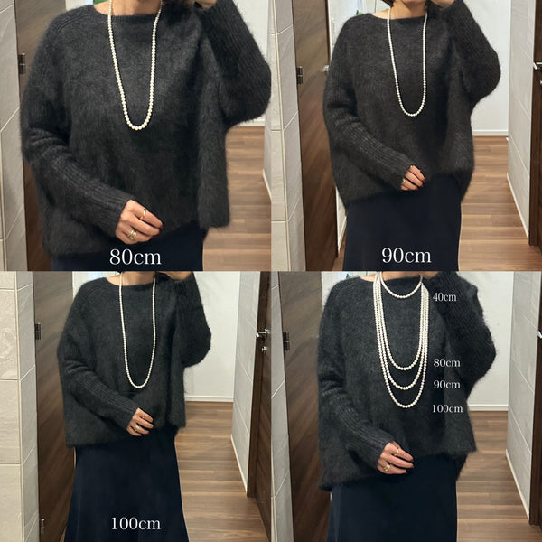 freshwater pearl long necklace
