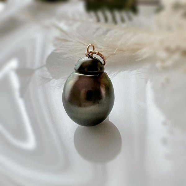 一点もの baroque tahiti  pearl  pendant top ネックレス