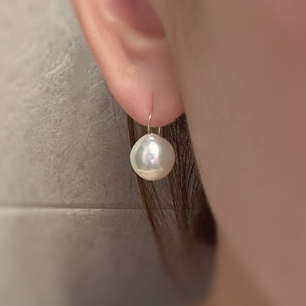 "Luxe Dropリュクス・ドロップ"
 ティアドロップパール ピアス イヤリング