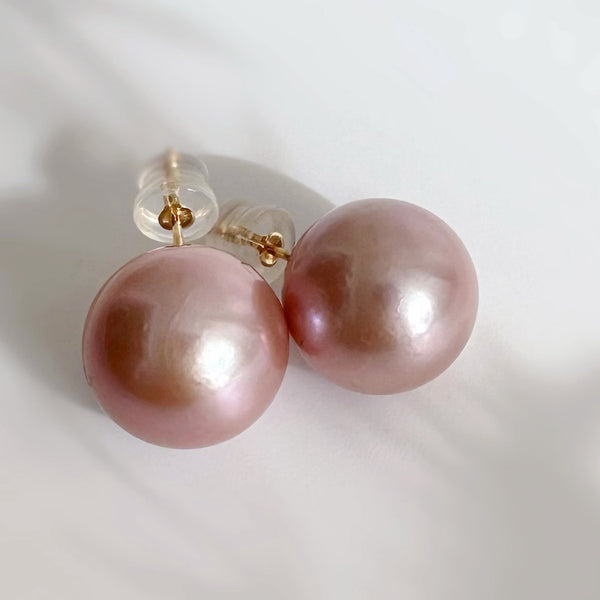 一点もの k18  pink  pearl 13mm SAKURA