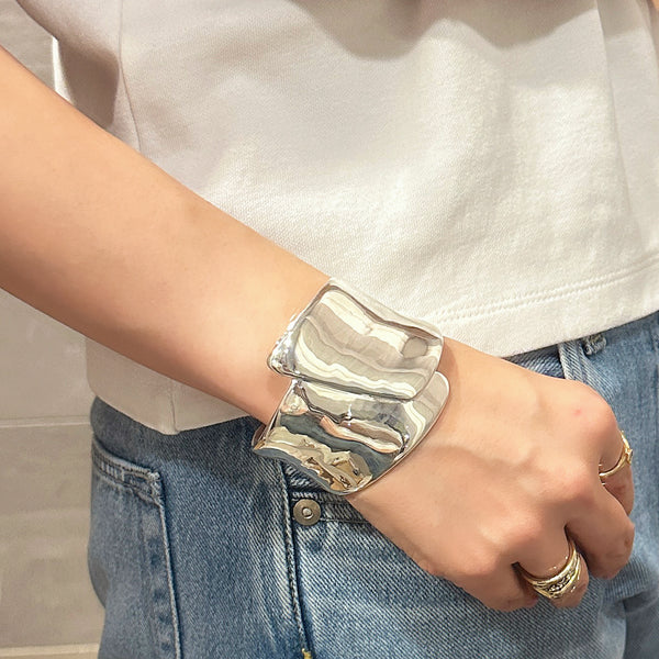 ice bangle  silver925(氷のリボン)