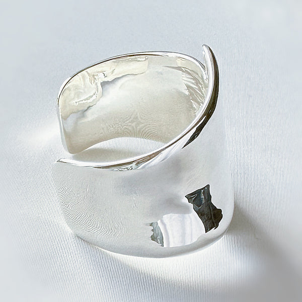 ice bangle  silver925(氷のリボン)