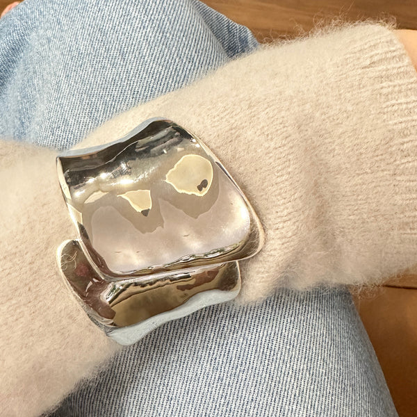 ice bangle  silver925(氷のリボン)