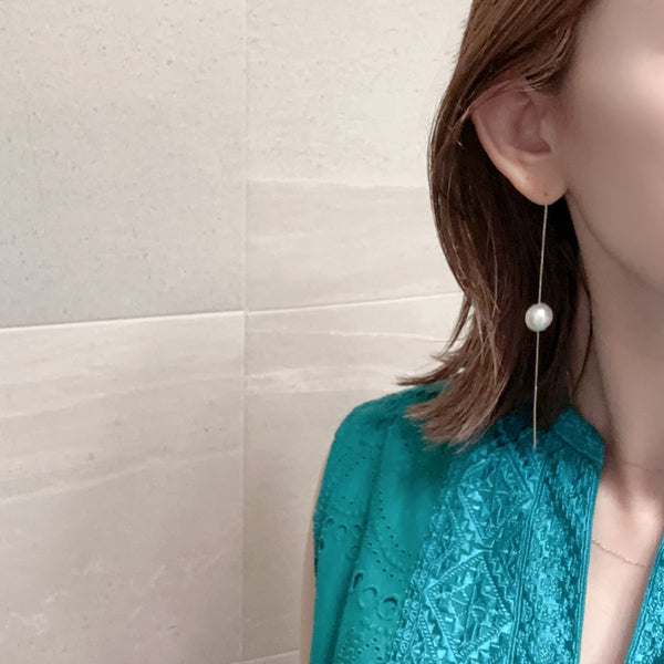 pearl long  weddingピアス イヤリング