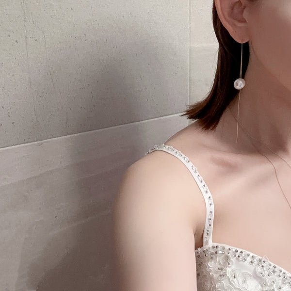 pearl long  weddingピアス イヤリング