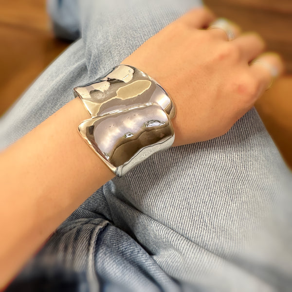 ice bangle  silver925(氷のリボン)