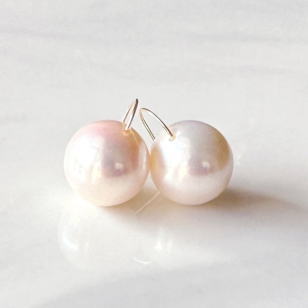 一点もの k18  freshwater  pearl ピアス