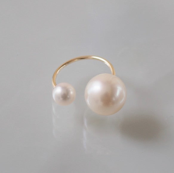 14kgf South Sea pearl & Akoya イヤーカフ - hikari pearl.