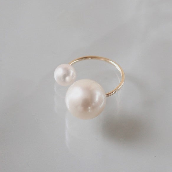 14kgf South Sea pearl & Akoya イヤーカフ - hikari pearl.