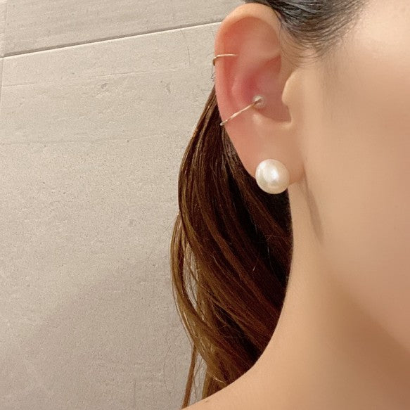 14kgf Tahiti & Fresh water イヤーカフ - hikari pearl.