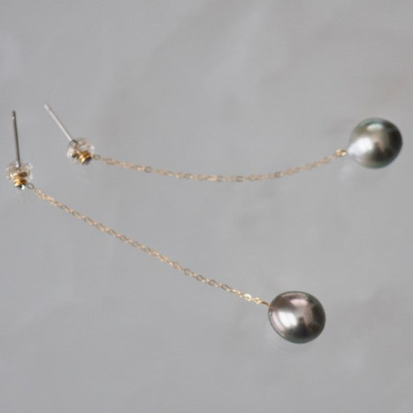 Tahiti  long ピアス イヤリング - hikari pearl.