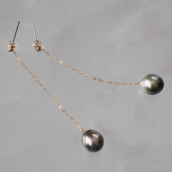 Tahiti  long ピアス イヤリング - hikari pearl.