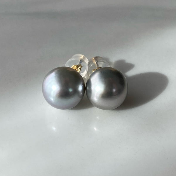 一点もの tahiti   pearl gray nudeピアス  - hikari pearl.