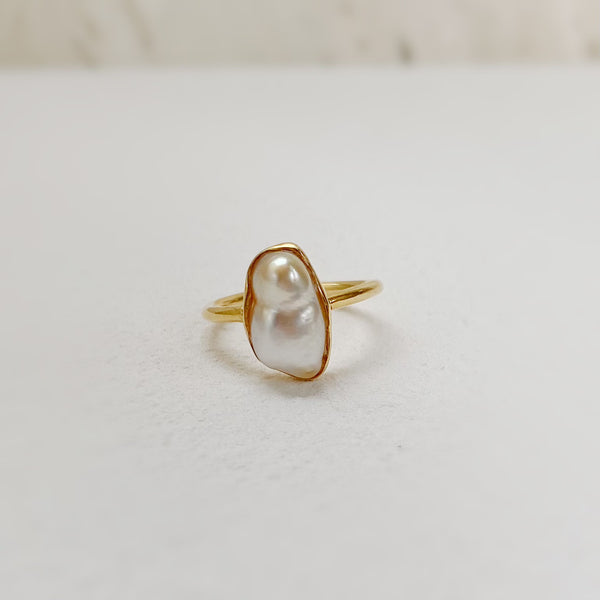 一点もの south sea keshi pearl ring No.29 - hikari pearl.