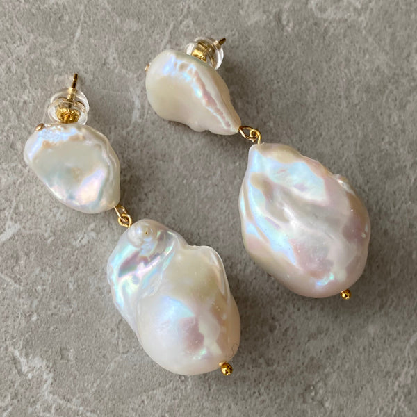 petal× oyster baroqueピアス イヤリング - hikari pearl.