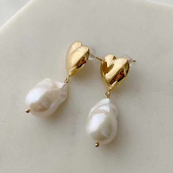 coeur oyster baroque  pearl ピアス イヤリング - hikari pearl.