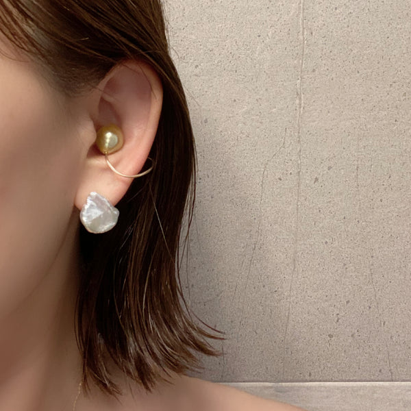 Tahiti  South Sea pearl イヤーカフ リング - hikari pearl.