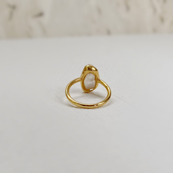 一点もの south sea keshi pearl ring No.29 - hikari pearl.