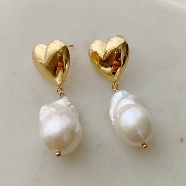 coeur oyster baroque  pearl ピアス イヤリング - hikari pearl.