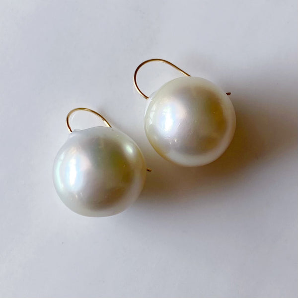 一点もの k18 south sea pearl  ピアス