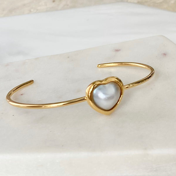 一点もの coeur motif  pearl bangle ブレスレット - hikari pearl.