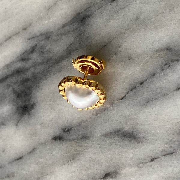 一点もの coeur mabe  pearl pin brooch perle - hikari pearl.