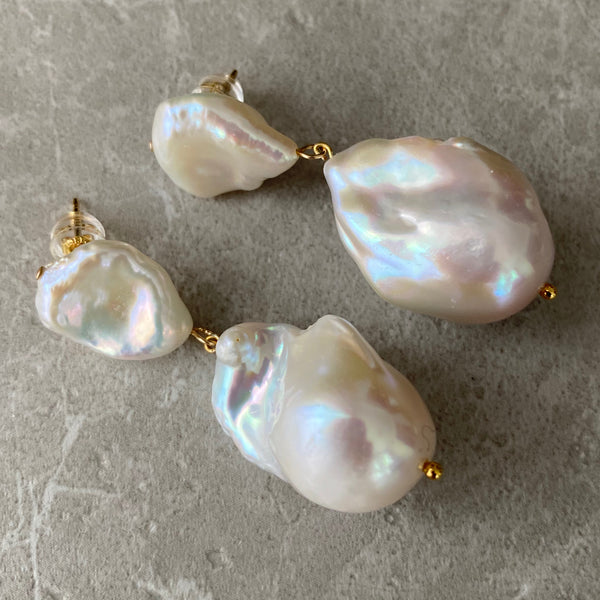petal× oyster baroqueピアス イヤリング - hikari pearl.