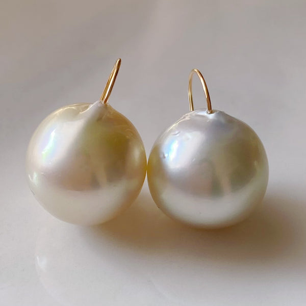 一点もの k18 south sea pearl  ピアス
