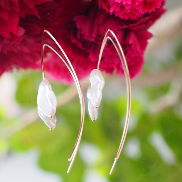 pearl marquis ピアス - hikari pearl.