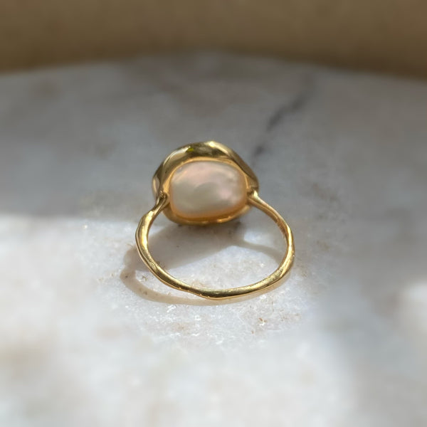 一点もの petal  pearl ring No.8 - hikari pearl.