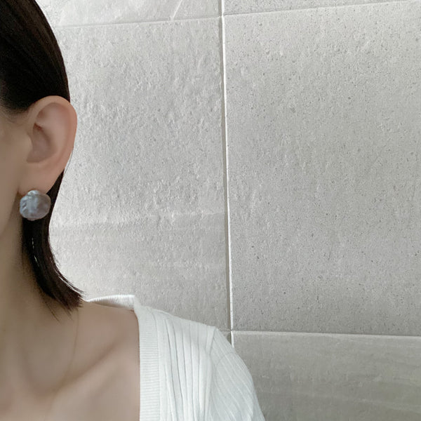natural color petal  pearl nudeピアス イヤリング - hikari pearl.