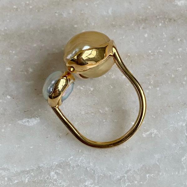 一点もの south sea natural akoya pearl ring No.30 - hikari pearl.