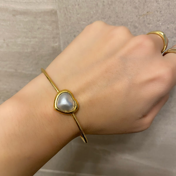 一点もの coeur motif  pearl bangle ブレスレット - hikari pearl.