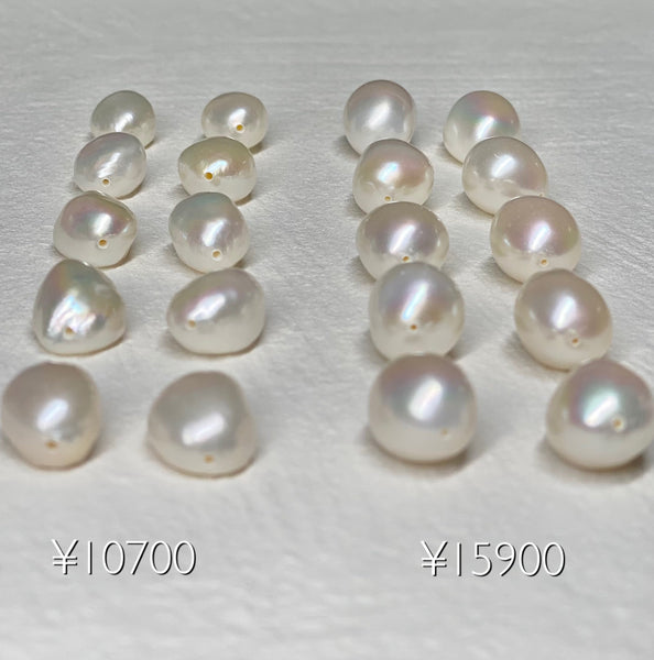 fresh water  5  pearl long  ピアス イヤリング - hikari pearl.