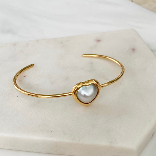 一点もの coeur motif  pearl bangle ブレスレット - hikari pearl.