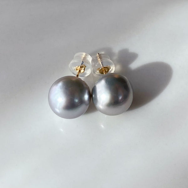 一点もの tahiti   pearl gray nudeピアス  - hikari pearl.