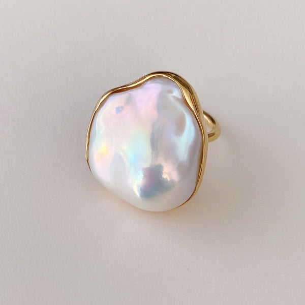 一点もの oyster baroque  pearl リング c - hikari pearl.