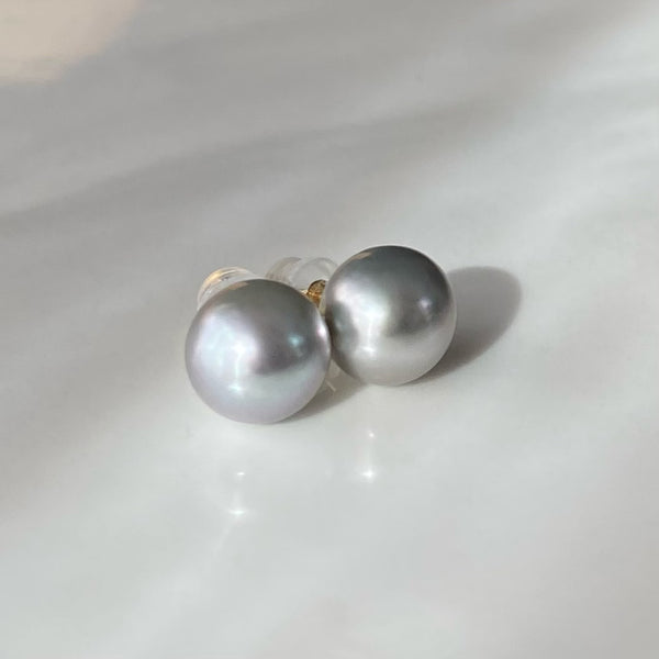 一点もの tahiti   pearl gray nudeピアス  - hikari pearl.