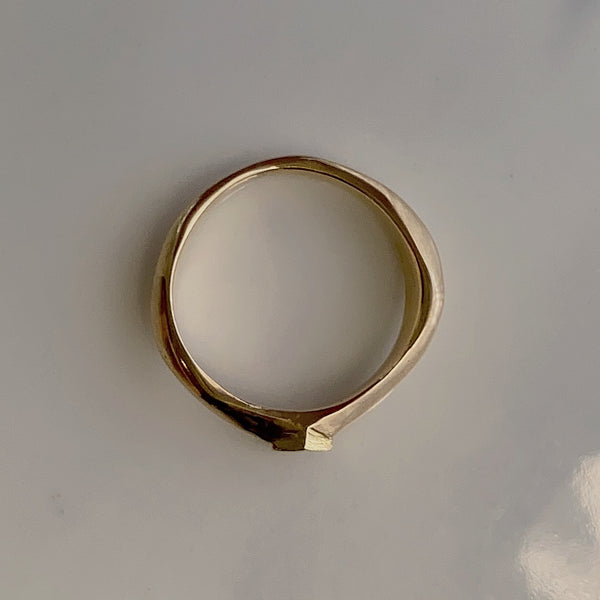 幸せのお守りリング hexagon ring - hikari pearl.