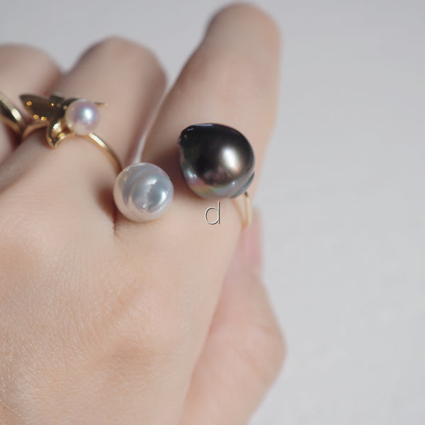 Tahiti  South Sea pearl イヤーカフ リング - hikari pearl.