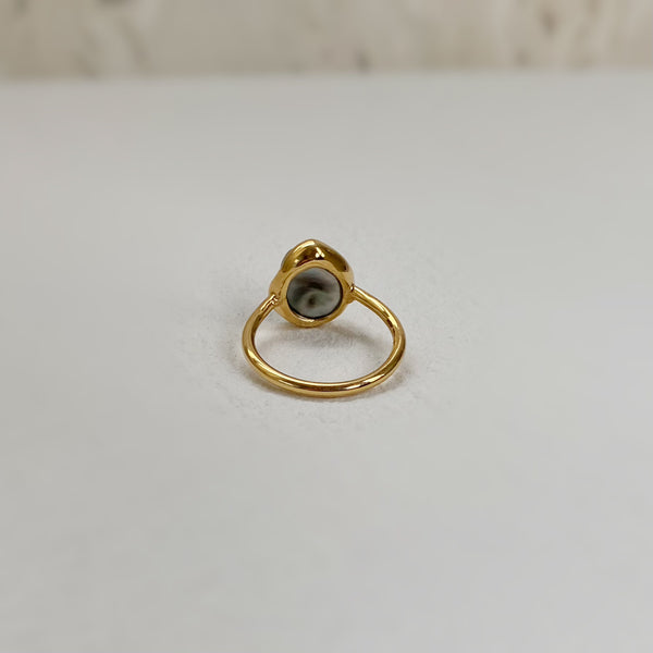 一点もの tahiti  keshi pearl ring No.28 - hikari pearl.