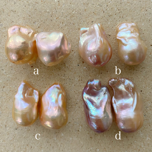 egg natural oyster baroque weddingピアス イヤリング - hikari pearl.
