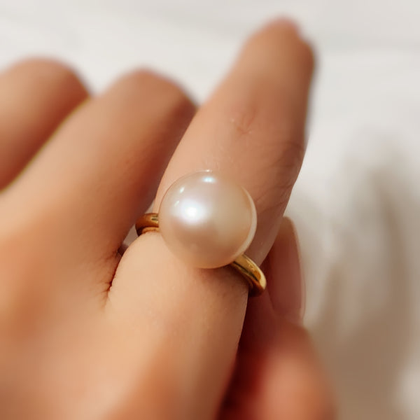 fresh wate  pearl ring セミオーダー - hikari pearl.