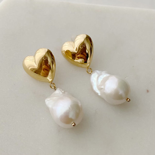 coeur oyster baroque  pearl ピアス イヤリング - hikari pearl.