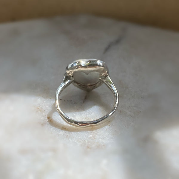 一点もの coeur  pearl gray ring No.4 - hikari pearl.