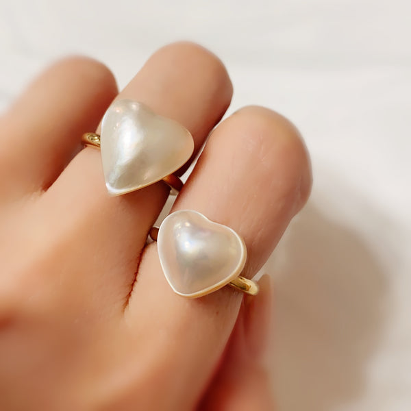 mabe coeur pearl ring セミオーダー